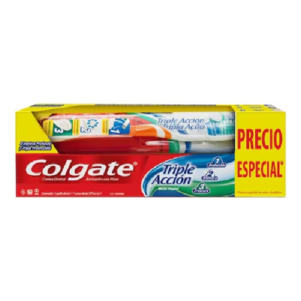 Colgate Triple Acción Cepillo Dental + Pasta Dental 50ml