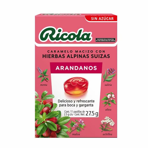 Ricola Caramelo Macizo con Hierbas Alpinas Suizas 11 Pastillas