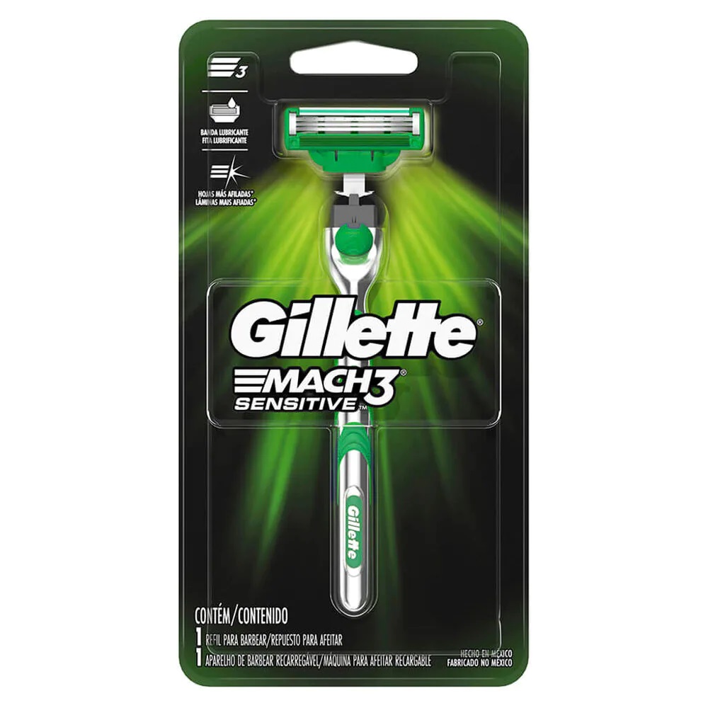 Gillette Mach 3 Sensitive Rastrillo Desechable