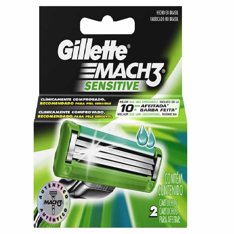 GILLETTE MACH3 CON 2 PIEZAS