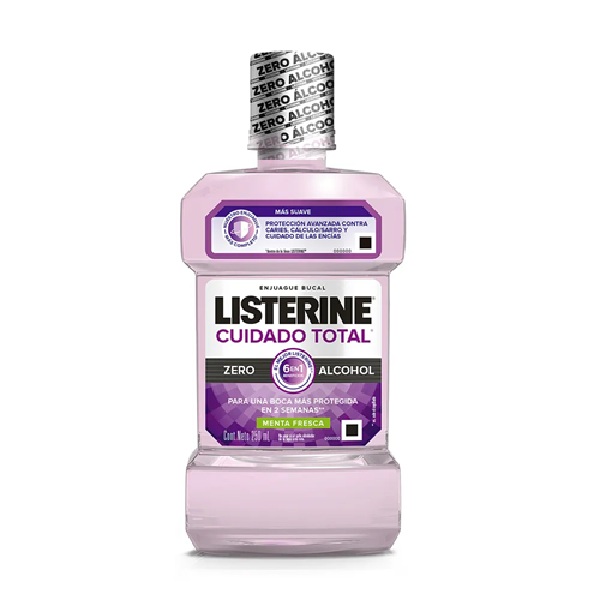 Listerine Cuidado Total Zero Enjuague Bucal 250ml