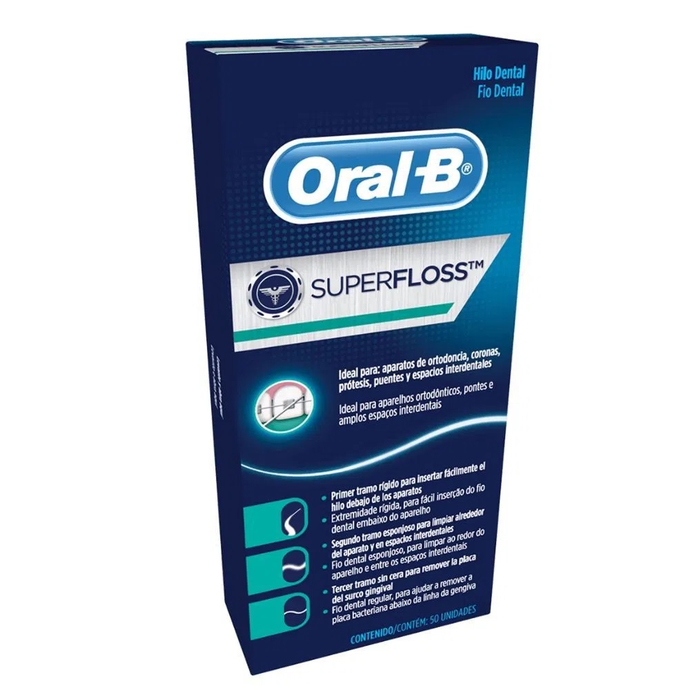 Oral B Super Floss Caja Con 50 Unidades