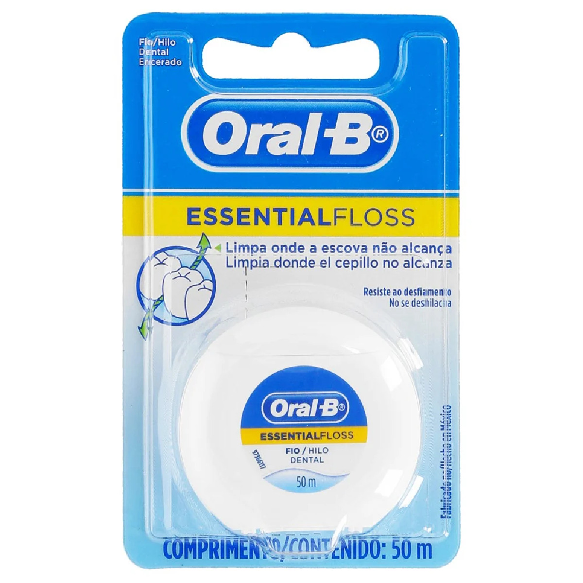 Oral B Essential Floss Hilo Dental Encerado 50m