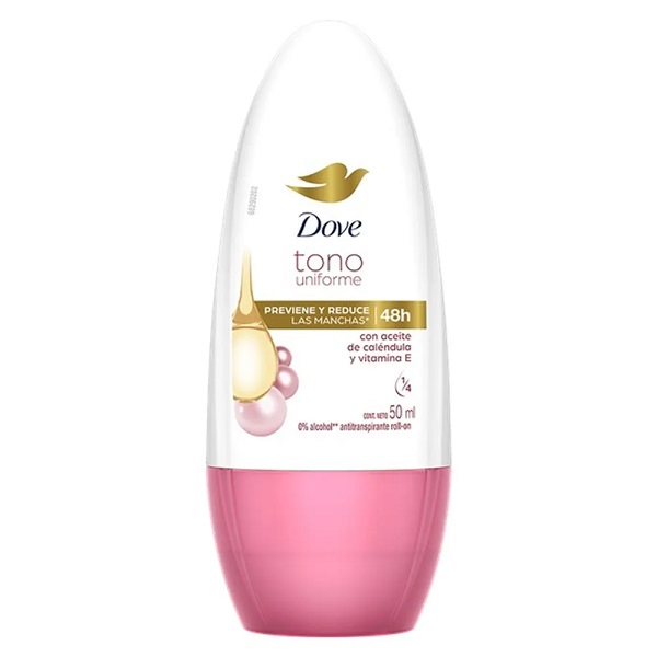 Dove Tono Uniforme Antitranspirante  Roll-On 50ML
