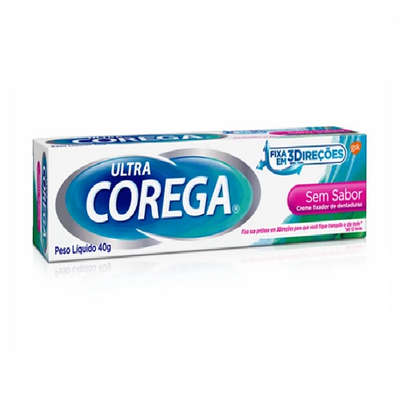 Corega Ultra Sin Sabor Crema Adhesiva 40g