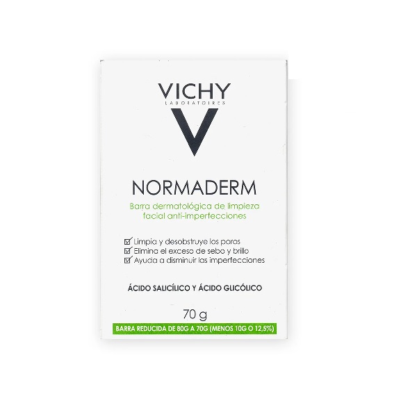 Vichy Normaderm Jabón Facial Anti-imperfecciones 70g