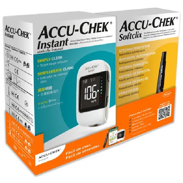 Accu - Chek Bundle Instant Glucometro + Softclix Kit