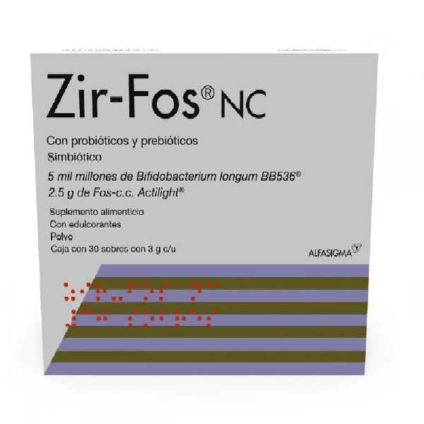 Zir - Fos - NC Suplementos Alimenticios 30 Sobres