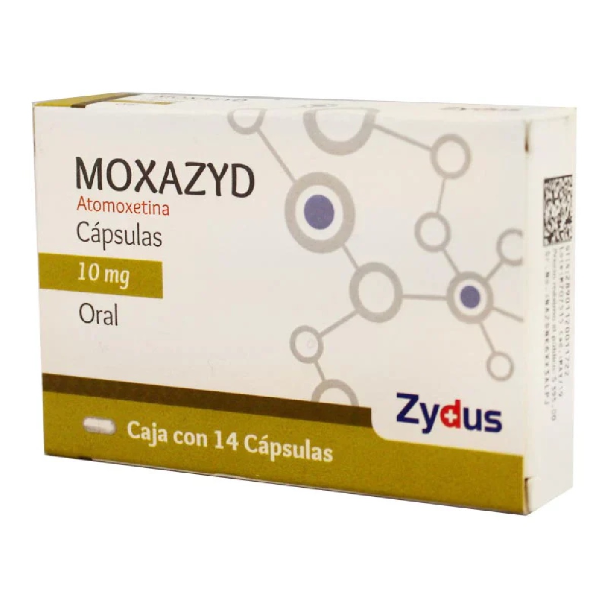Moxazyd (Atomoxetina) 10mg 14 Cápsulas