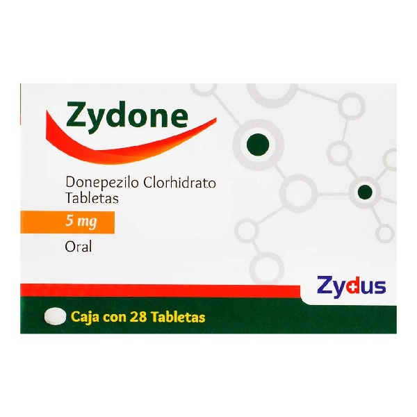 Zydone (Clorhidrato de donepezilo) 5mg  28 Tabletas