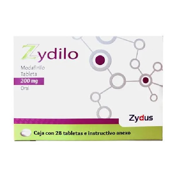 Zydilo (Modafinilo) 200mg  28 Tabletas