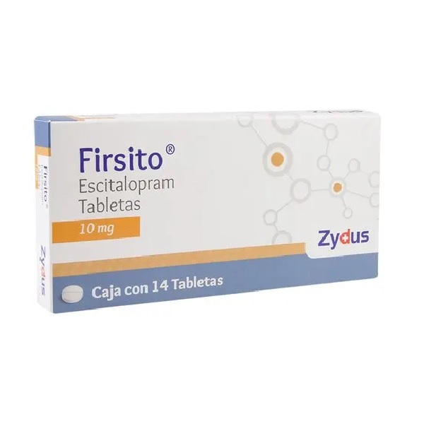 Firsito (Escitalopram) 10mg  14 Tabletas
